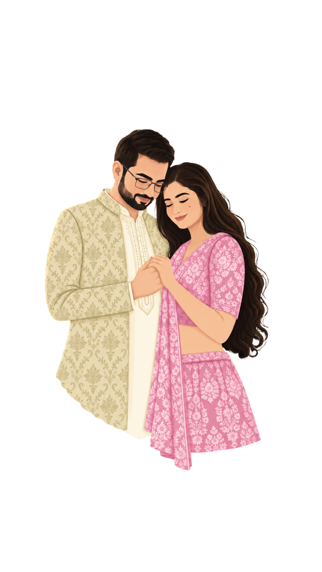 Jay and Simran illustration